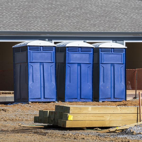 how can i report damages or issues with the portable toilets during my rental period in Paddock Lake WI